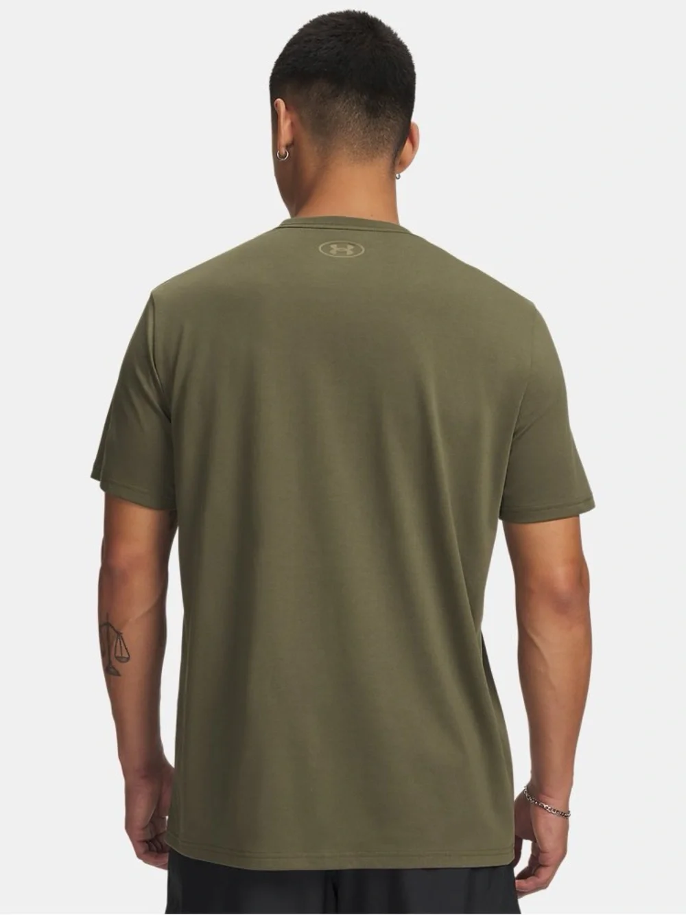 Under Armour Men’s Olive Green Logo Short Sleeve Tee